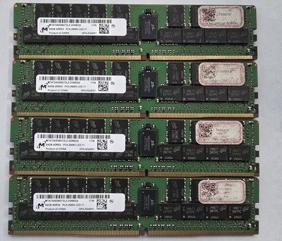 Micron 256GB (4x64GB) MTA72ASS8G72LZ-2G6B2 PC4-2666V Memory