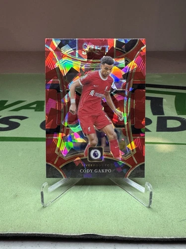 2023-24 Panini Select FIFA Soccer Cody Gakpo Red Ice SP - Liverpool