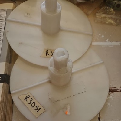 Robot Coupe 125048 R300 Food Processor Discharge Plate White Genuine