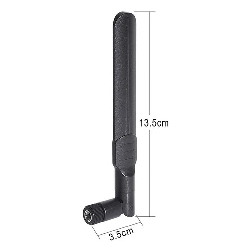 2X(4 STÜCKE Dualband-WLAN-Antenne 2,4 GHz 5 GHz 5,8 GHz 8DBi MIMO RP-SMA-St1105 - Bild 6 von 9