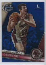 2023-24 Bowman U Chrome Blue Refractor 66/199 Quinten Post #14 6j0