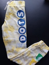 NWOT Justice Girls Candy DOTS Joggers Size 12 14 Functional Drawstring B4 
