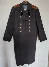 SOVIET MILITARY UNIFORM OVERCOAT of LIEUTENANT COLONEL SIGNAL TROOPS size 48-2