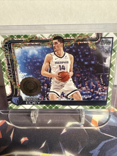 2025 Zach Edey Topps Basketball Holiday Plaid #H150 !!! - Bild 1 von 2