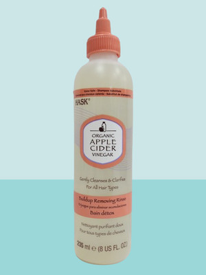 HASK ORGANIC APPLE CIDER VINEGAR BUILDUP REMOVING RINSE 8 OZ NWOB