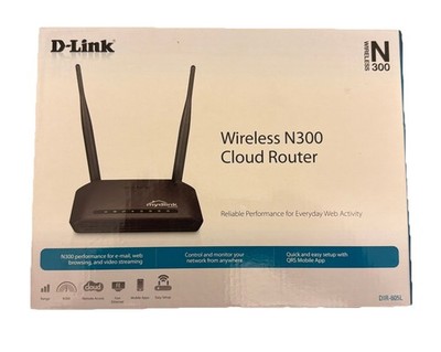 D-Link DIR-605L Wireless N300 Home Cloud Router - Open Box Brand New