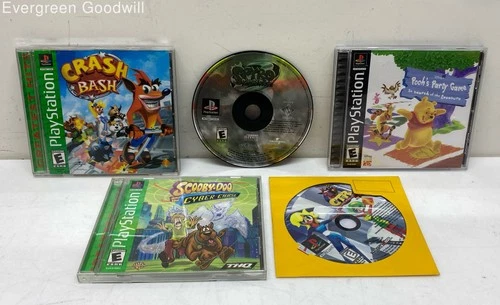 PlayStation Games Lot Crash Bash Spyro Riptos Rage Pooh's Party Scooby-Doo +
