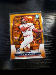 2023 Bowman Chrome Sapphire Edition - Jordan Walker #18 Orange /75 (RC)