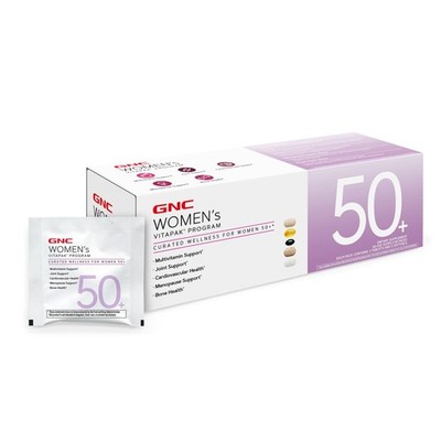 GNC Women s 50+ Vitapak, 5-in-1 Multivitamin Pack, 30 Count (Pack of 1) 