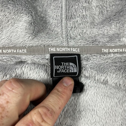 The North Face Jacket Girl Extra Large 18 Gray Turquoise Fleece Full Zip Outdoor - Picture 15 of 23