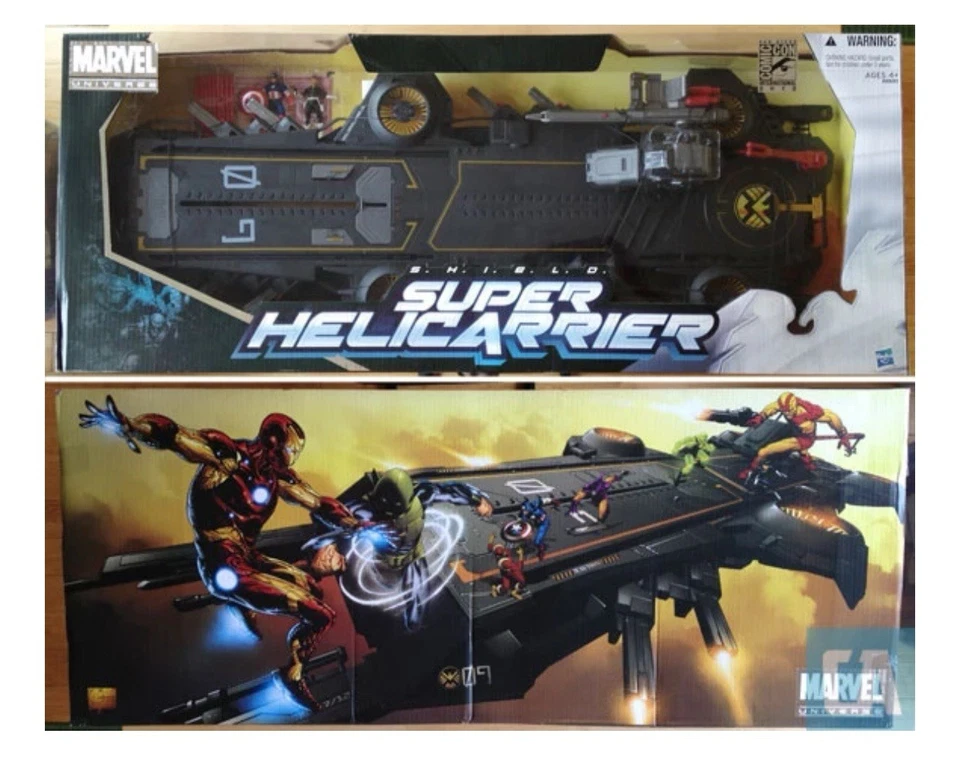 Hasbro Marvel Universe S.H.I.E.L.D. Super Helicarrier SDCC 2012 exclusivo sellado Foto 2 de 4