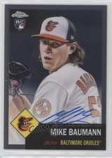 2022 Topps Chrome Platinum Anniversary Mike Baumann #CPA-MBA Auto 2vh