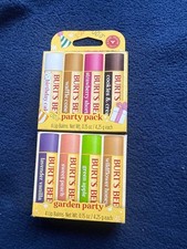 Burt's Bees Moisturizing Lip Balm 4 Pack - Lot of 2
