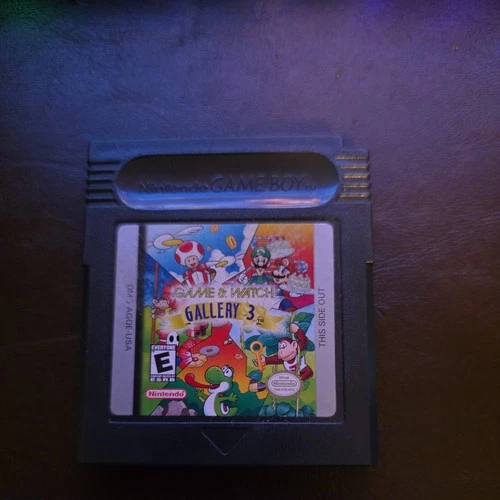 Game & Watch Gallery 3 (Nintendo Game Boy, 1999) Authentic Tested Working