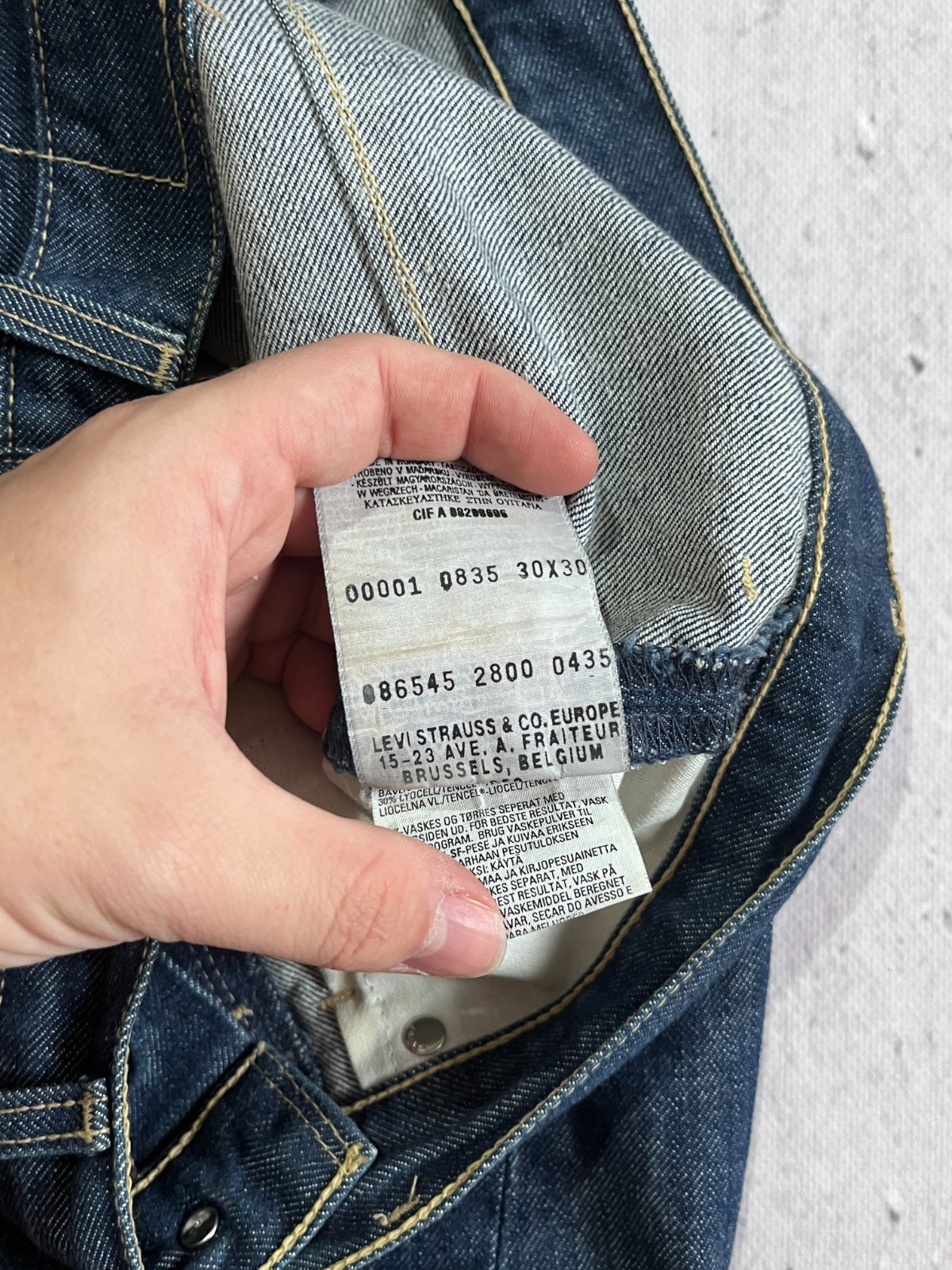 LEVI'S ENGINEERED JEANS 00S TWISTED LEG VINTAGE Y2K DENIM PANTS SIZE 30x30 thumbnail 10