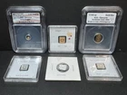 Lot of Geiger Edelmetalle Gold and Silver Bars ICG Gold Nugget & Bar