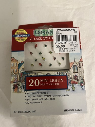 Cobblestone Corners and Lemax Lights miniature Christmas items - 第 12/13 張圖片