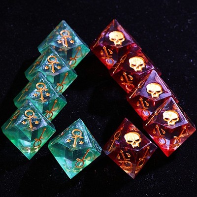 15 Polyhedral Resin Anarch Dice Sets WoD VtM Manifesto