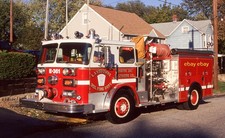 FIRE APPARATUS SLIDE BALTIMORE COUNTY MD 1971 SEAGRAVE MT AETNA BODY WORKS