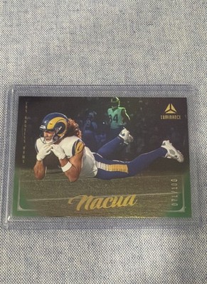 2025 Panini Luminance - Puka Nacua #92 Green #071/100 - Los Angeles Rams