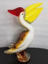 Art Glass Pelican * Amazon Special Edition * Aventurine Spatter * 10.5" * 0556