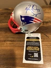 Richard Seymour Autographed Mini Helmet New England Patriots JSA Certified