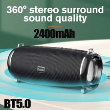 RGB Portable Bluetooth Wireless Speakers Stereo Bass Subwoofer TF FM Radio