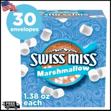 Swiss Miss Hot Cocoa – 1.38 oz. Envelopes 30-Count, Chocolate with Marshmallows
