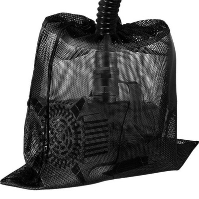 Large Pond Filter Box & Pump Mesh Bag 24''x26'' Black Media Bag