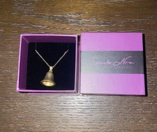 Brand New Official Taylor Swift SPEAK NOW TV XIII Bell Necklace 18k Gold Plated