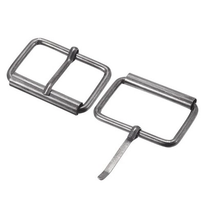 40mm (1.57'') Metal Wheel Belt Buckles Bags Straps Dark Grey 10pcs