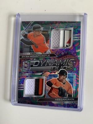 Rare Dual Ssp Ryan Mountcastle Keegan Akin Chunky Patch Select Psychedelic Prizm