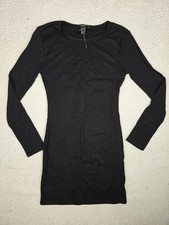 FOREVER 21 Size Medium Women's Little Black Dress Long Sleeves