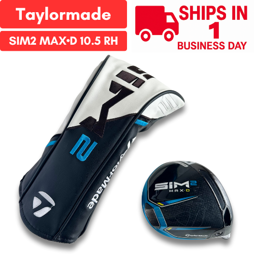 TaylorMade SIM2 MAX D 10.5 Driver Right Hand USED With Headcover FAST SHIP - Picture 1 of 24