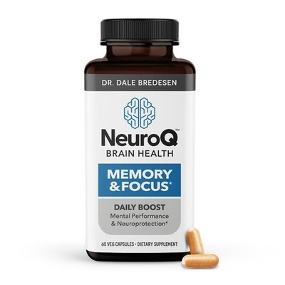 NeuroQ Memory & Focus - Boosts Cognitive Performance & Healthy Brain Function...