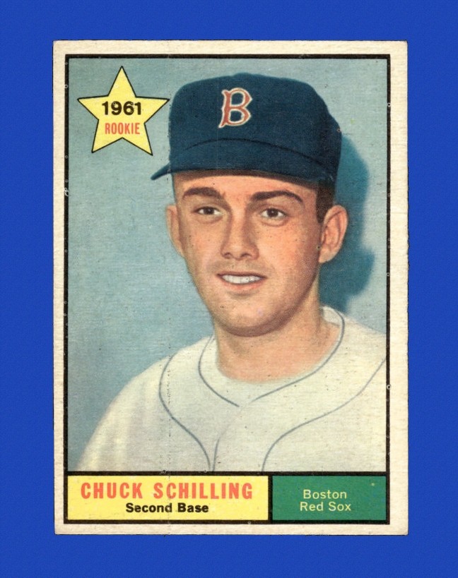 1961 Topps Set-Break #499 Chuck Schilling EX-EXMINT *GMCARDS*