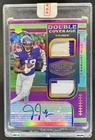 2020 Plates & Patches Justin Jefferson Double Coverage Patch Auto Purple RC #/35