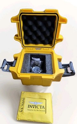 Invicta Pro Dive HD Clear Crystal Protect 660ft-200M  Date Window W/Case