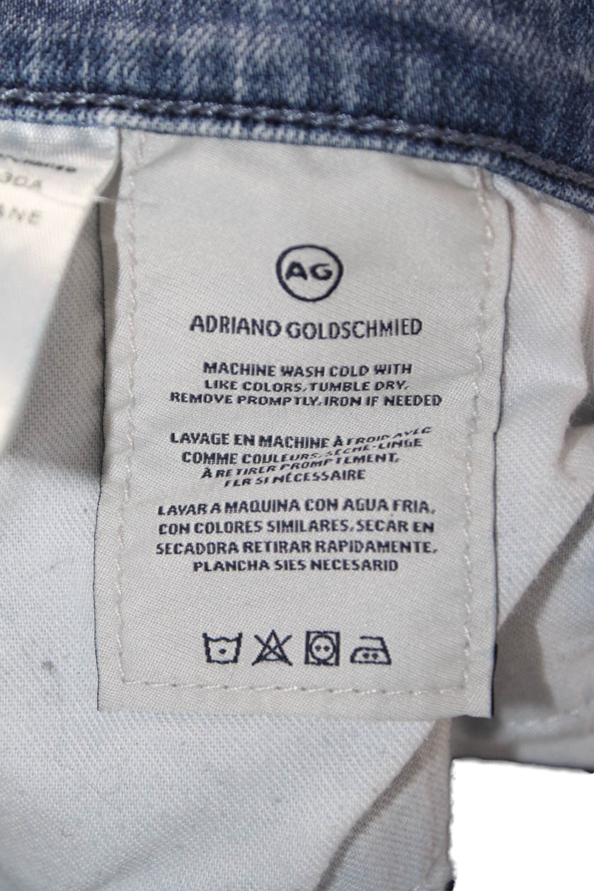 Adriano Goldschmied Womens Skinny Ankle Jeans Blue Mid Rise Size 30 thumbnail 6