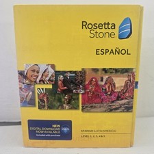 Rosetta Stone Spanish Latin America Level 1-5 Set, No Headphones Or Digital