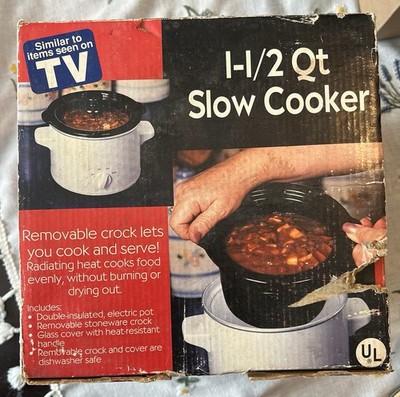 UL 1.5 QT SLOW COOKER. NEW IN BOX