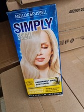 MELLOR & RUSSELL SIMPLY BRIGHT ULTMATE BLONDE PERMANENT HAIR LIGHTENER X 36