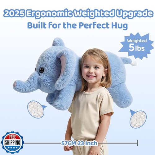 Weighted Stuffed Animals with Microwavable Heating Pad - 5lb or 2.13lb Adjust - Picture 3 of 5