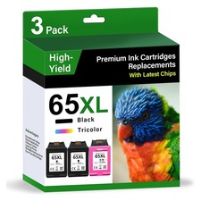 65 XL Ink Cartridges For HP 65XL ENVY 5010 5055 5052 Deskjet 2600 2636 2652 3755