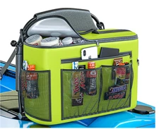 Kayak Soft Cooler Behind Seat Waterproof Kayaking Compatible w Lawn Chair Seat