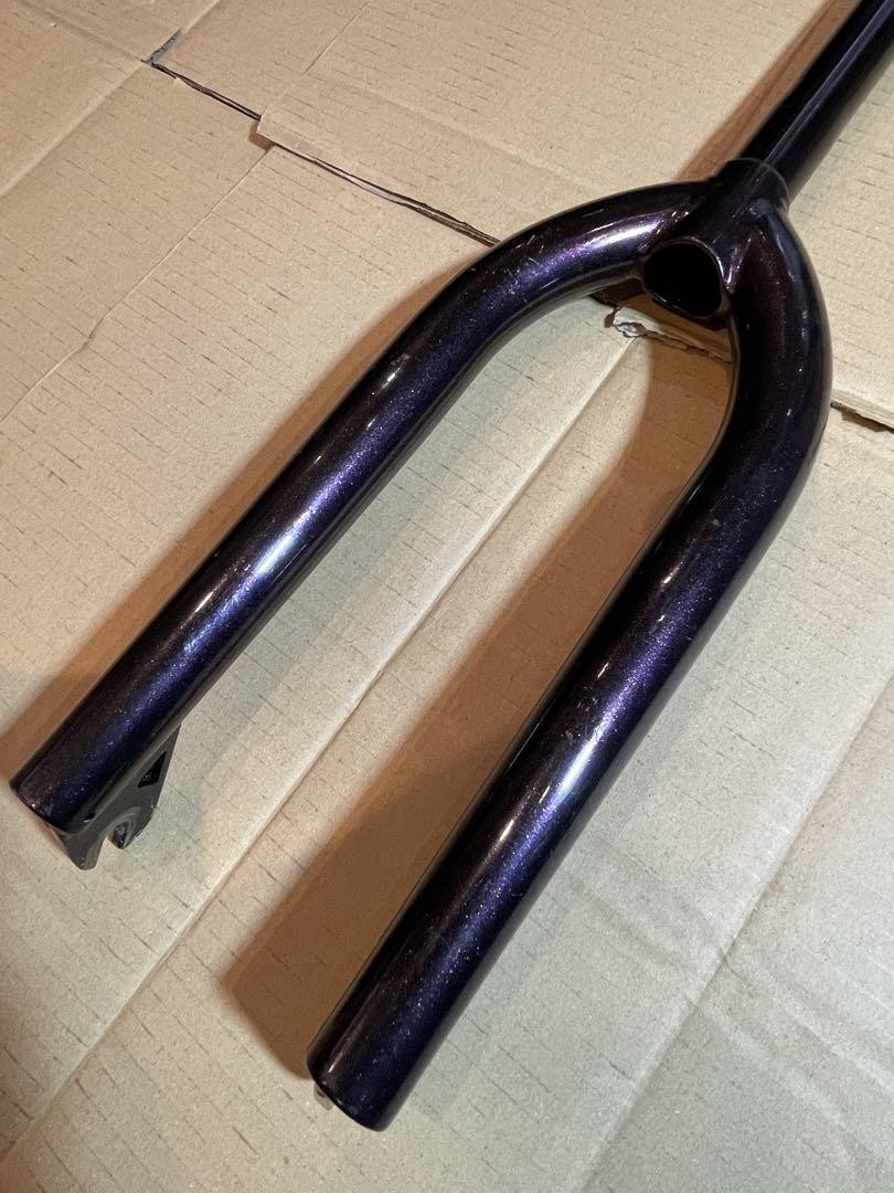 パーツ KINK EMPIRE FORK 32mm Galaxy purple Kink Empire Fork 32mm Galaxy Purple Used No Damage
