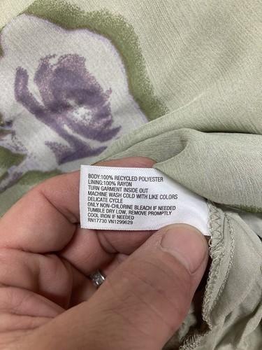 2 Wild Fable Sommerkleid Damengröße Small grün/rosa Blumenmuster gefüttert neu mit Etikett UVP $ 50 - Bild 7 von 13