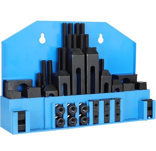 58 Pcs 1/2 T-Slot Clamping Kit Mill Machinist Set With 3/8-16 Studs New