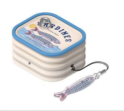 Galaxy Buds4 Pro Buds4 Samsung Food Can Case SARDINES Wireless & Wired Charging