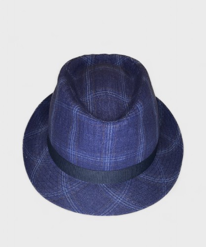 Panizza Rock cappello in cotone a tesa piccola, blu navy ROCK.T401.8 - Foto 3 di 12